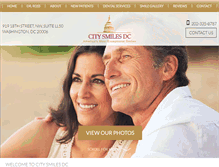 Tablet Screenshot of citysmilesdc.com